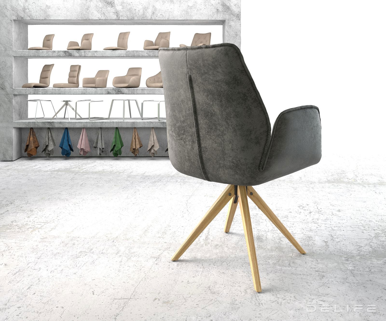 Blagovaonska stolica Zoa, Materijal: Mikrofibra