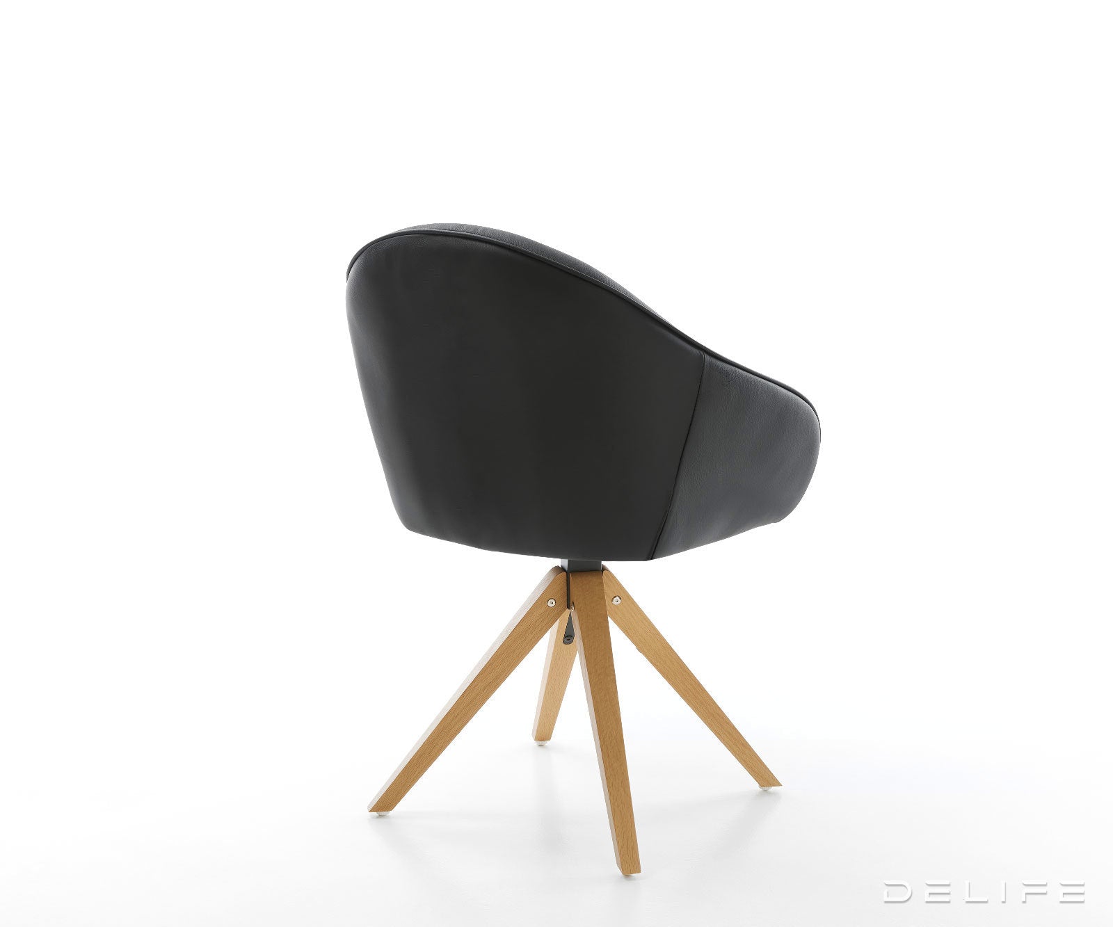 Blagovaonska stolica Gaio, Materijal: Koža