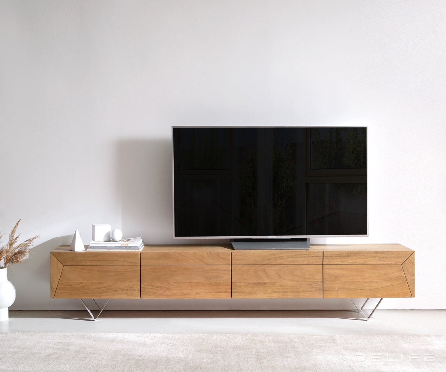 Komoda Kayu 200x35cm, Materijal: Bagrem