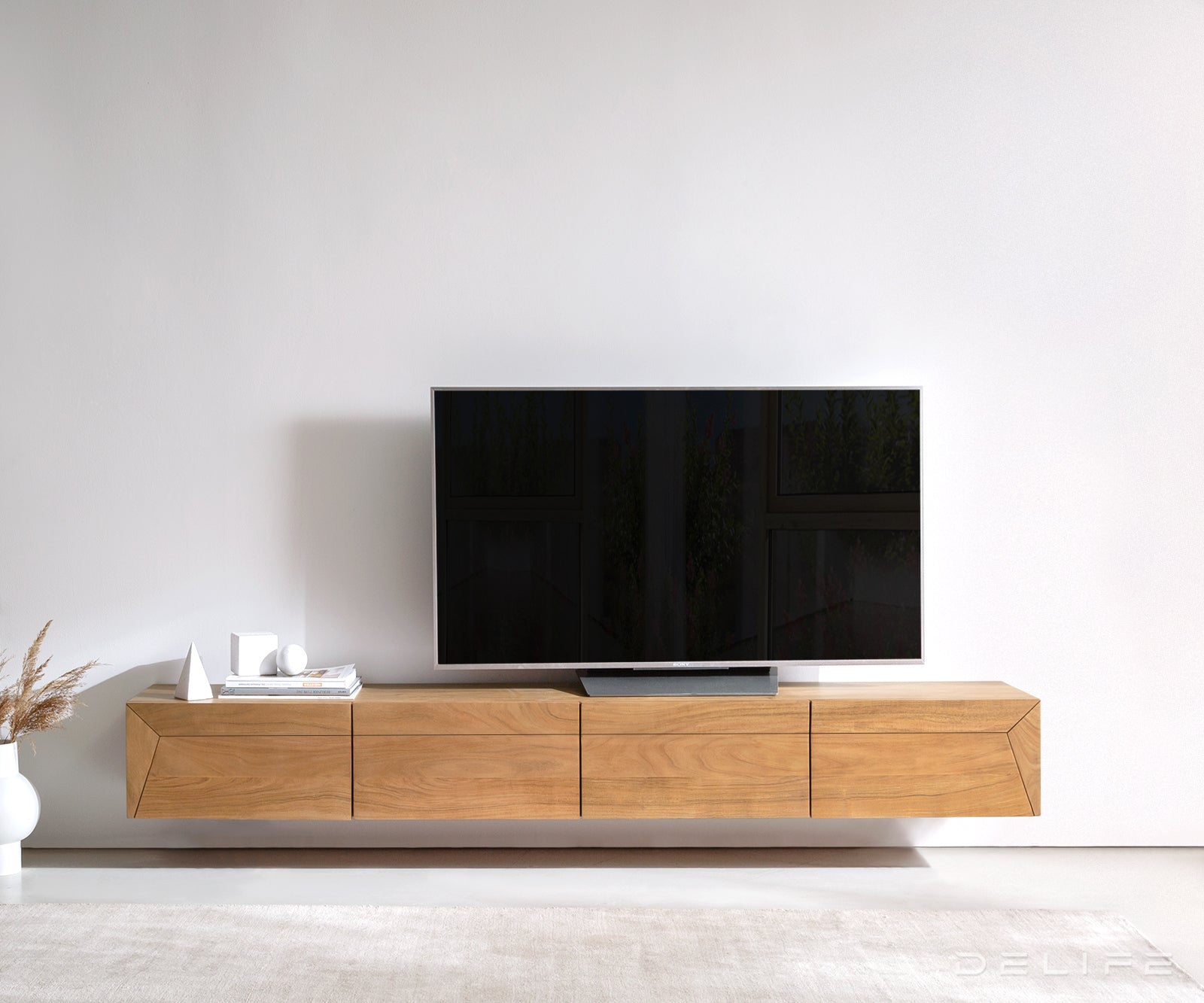 Komoda Kayu 200x35cm, Materijal: Bagrem