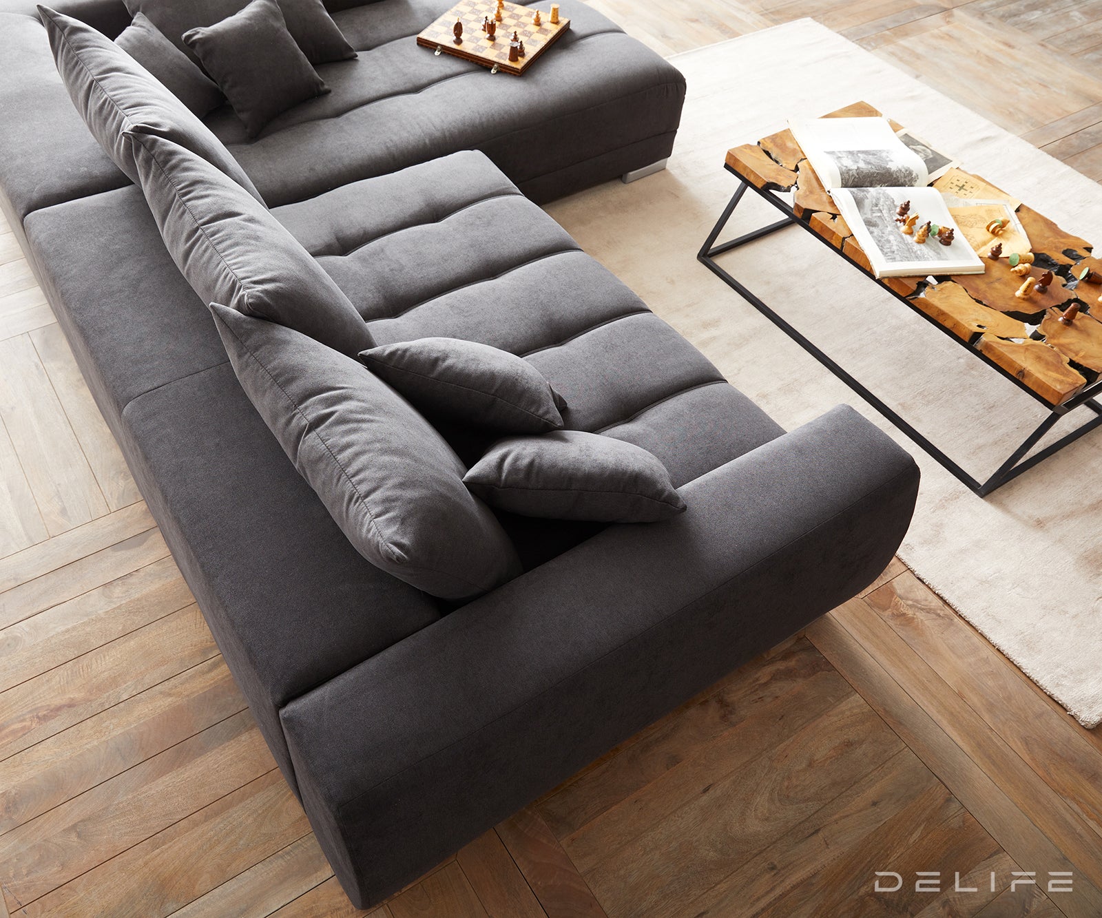 Kutna garnitura Nabor 300x225cm, Materijal: Mikrofibra