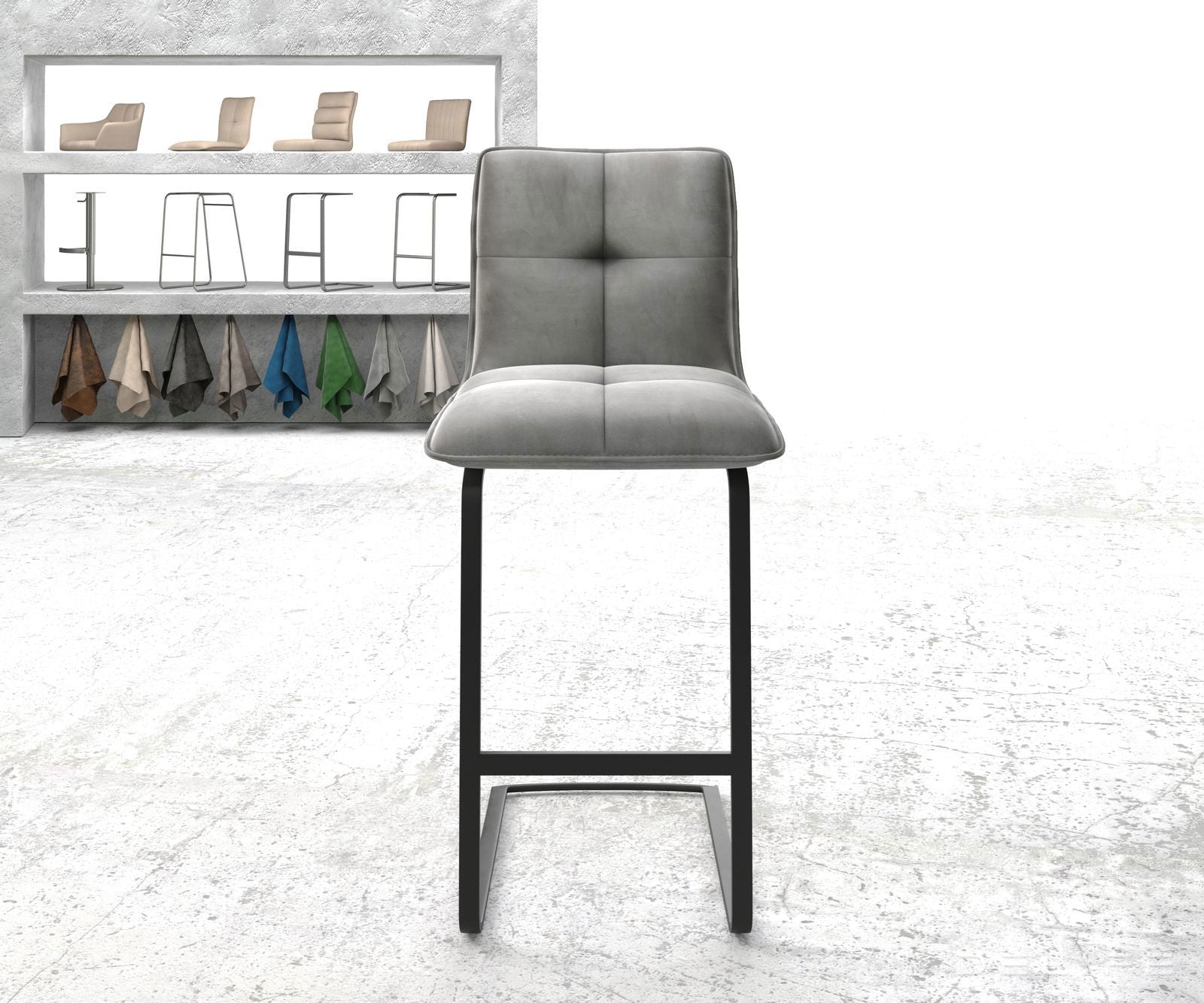 Barska stolica Maddy, Materijal: Baršun