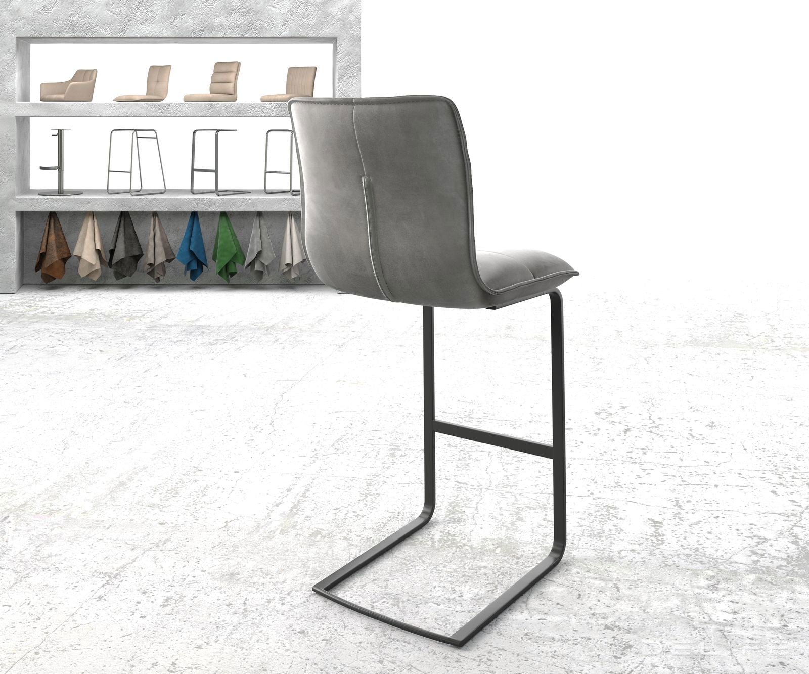 Barska stolica Maddy, Materijal: Baršun