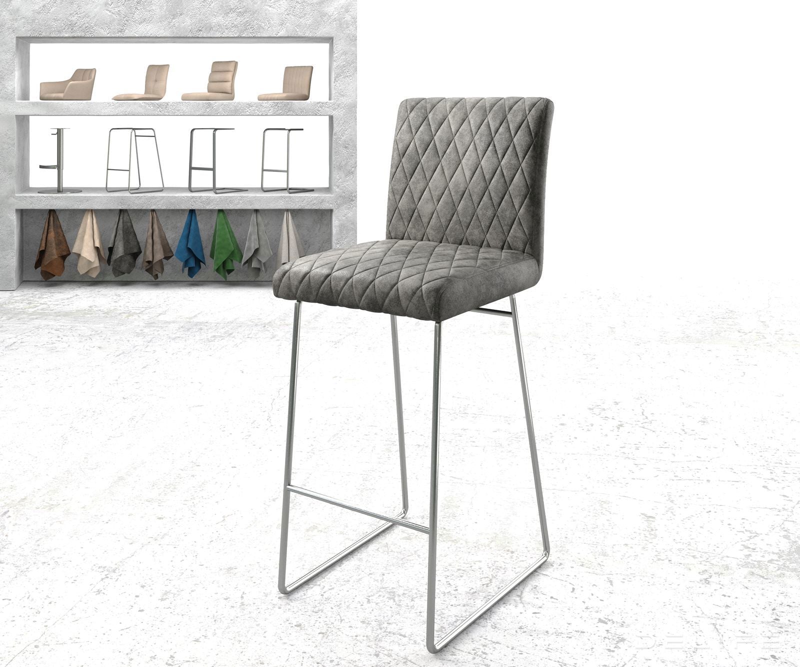 Barska stolica Earnest, Materijal: Mikrofibra