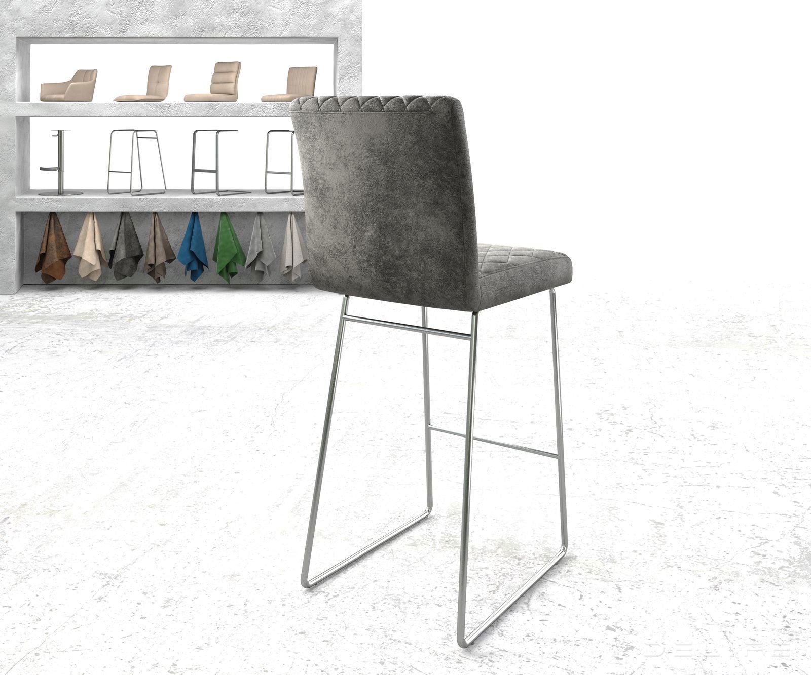 Barska stolica Earnest, Materijal: Mikrofibra