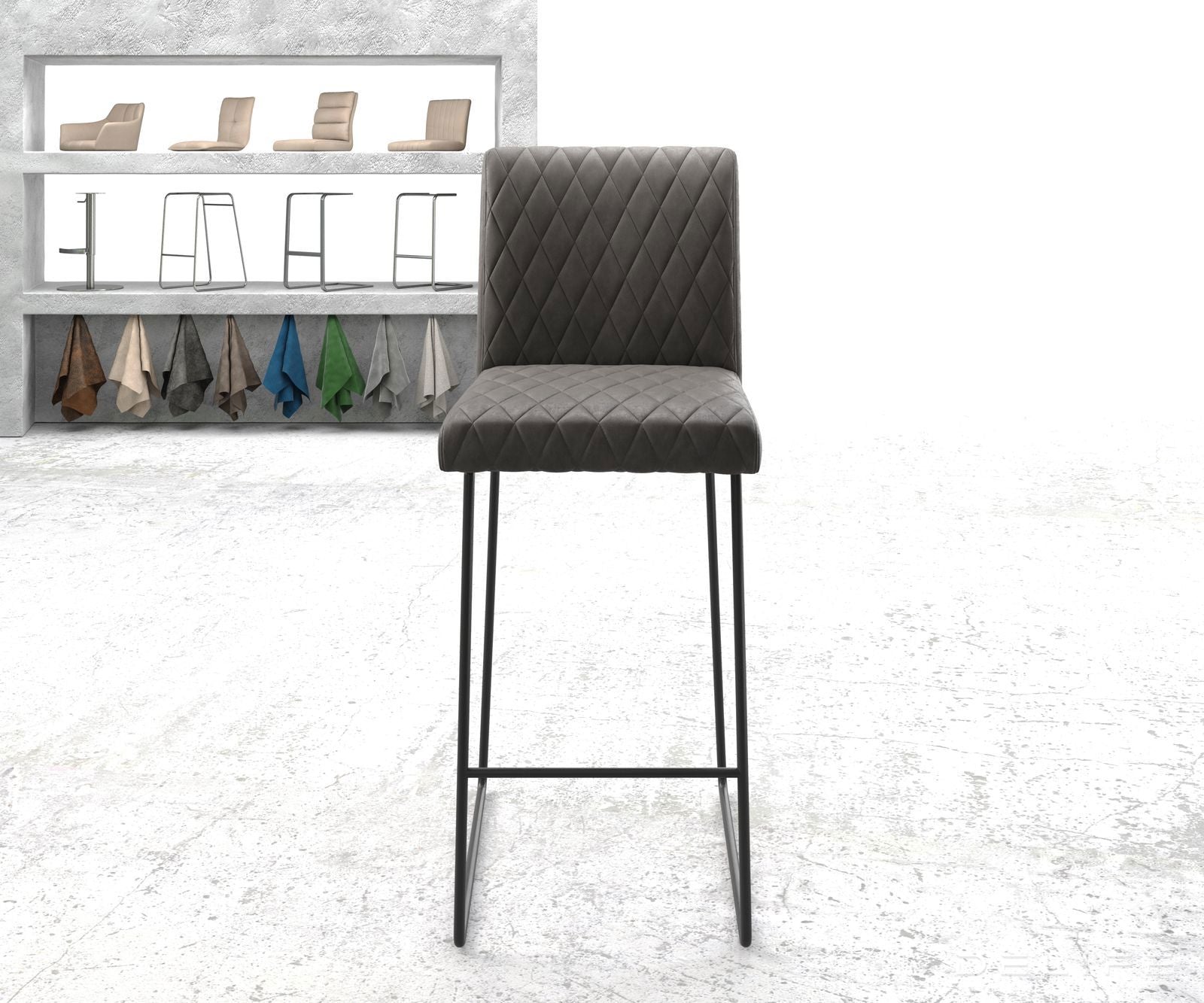 Barska stolica Earnest, Materijal: Mikrofibra