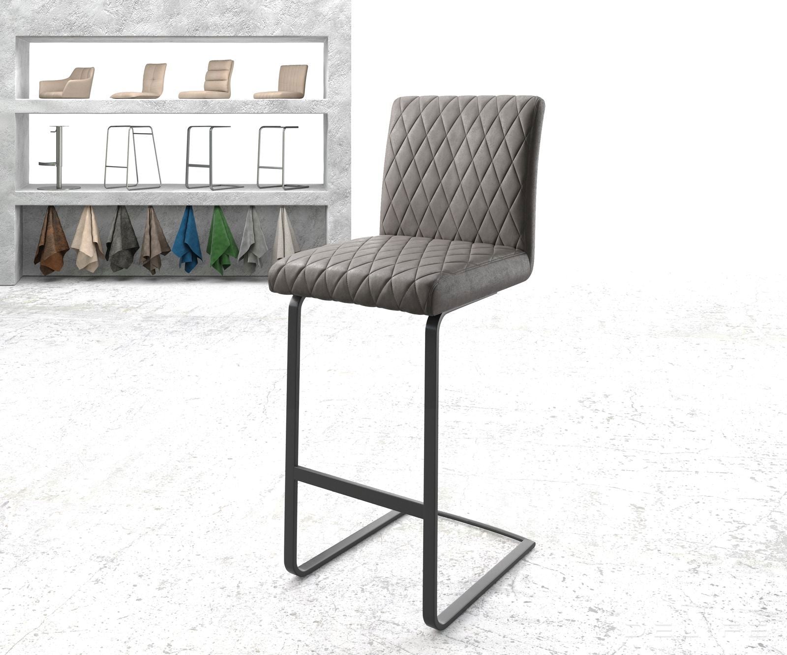 Barska stolica Earnest, Materijal: Mikrofibra