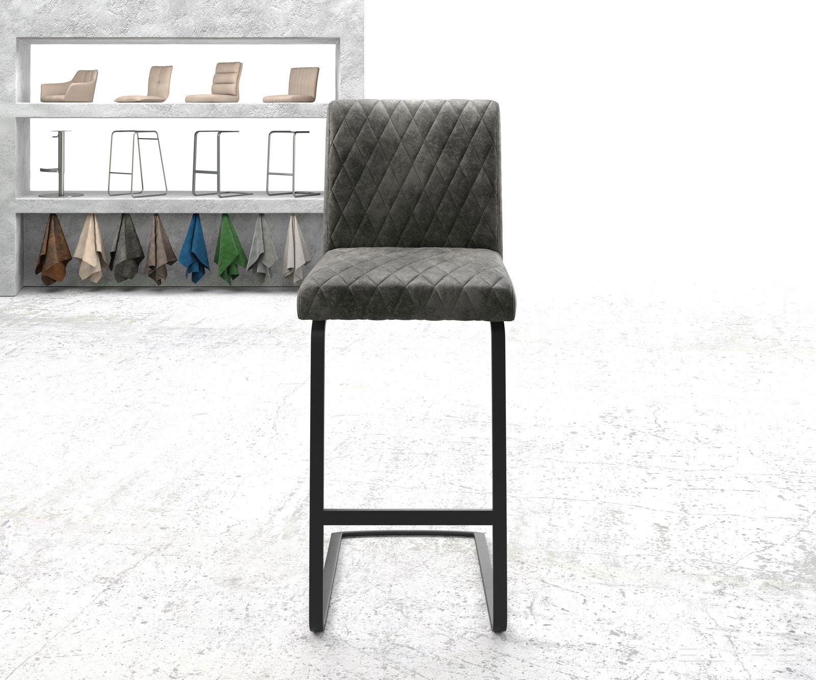 Barska stolica Earnest, Materijal: Mikrofibra