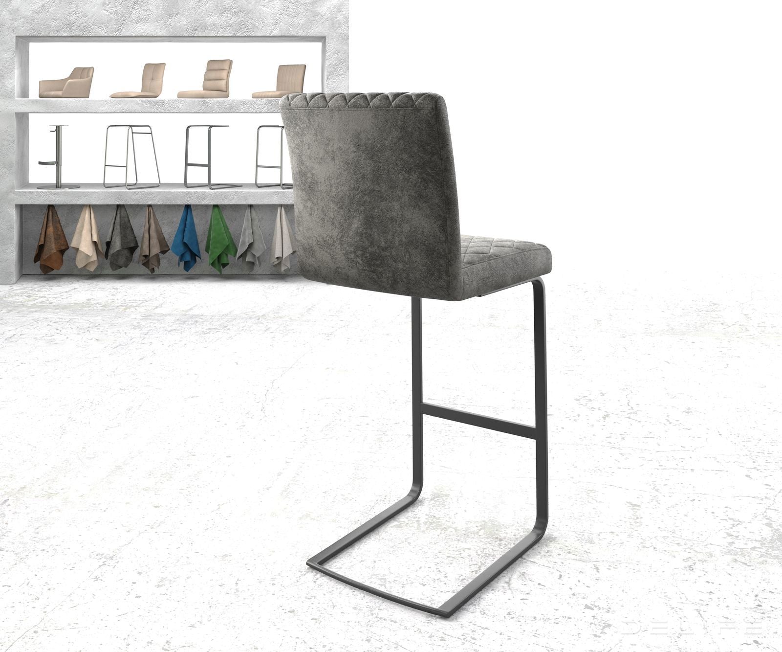 Barska stolica Earnest, Materijal: Mikrofibra