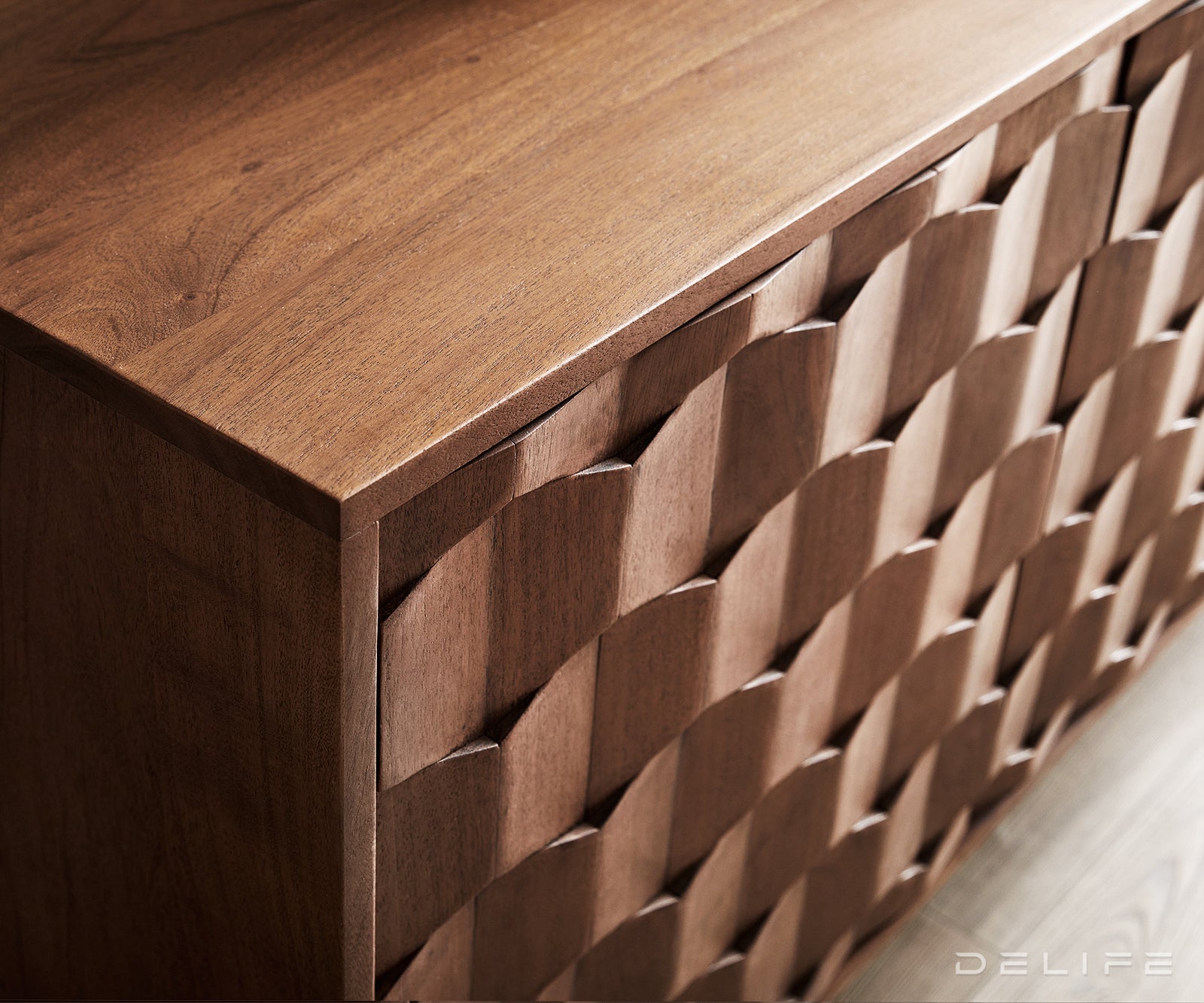 Komoda Fevo 145cm, Materijal: Bagrem