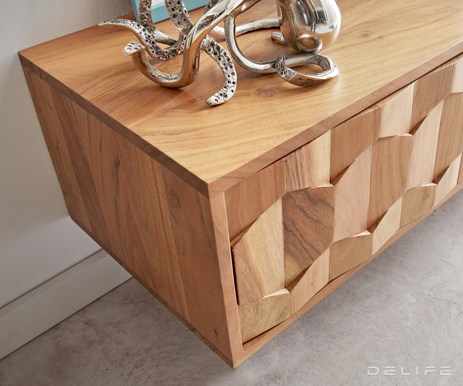 Komoda Fevo 2 vrata, Materijal: Bagrem