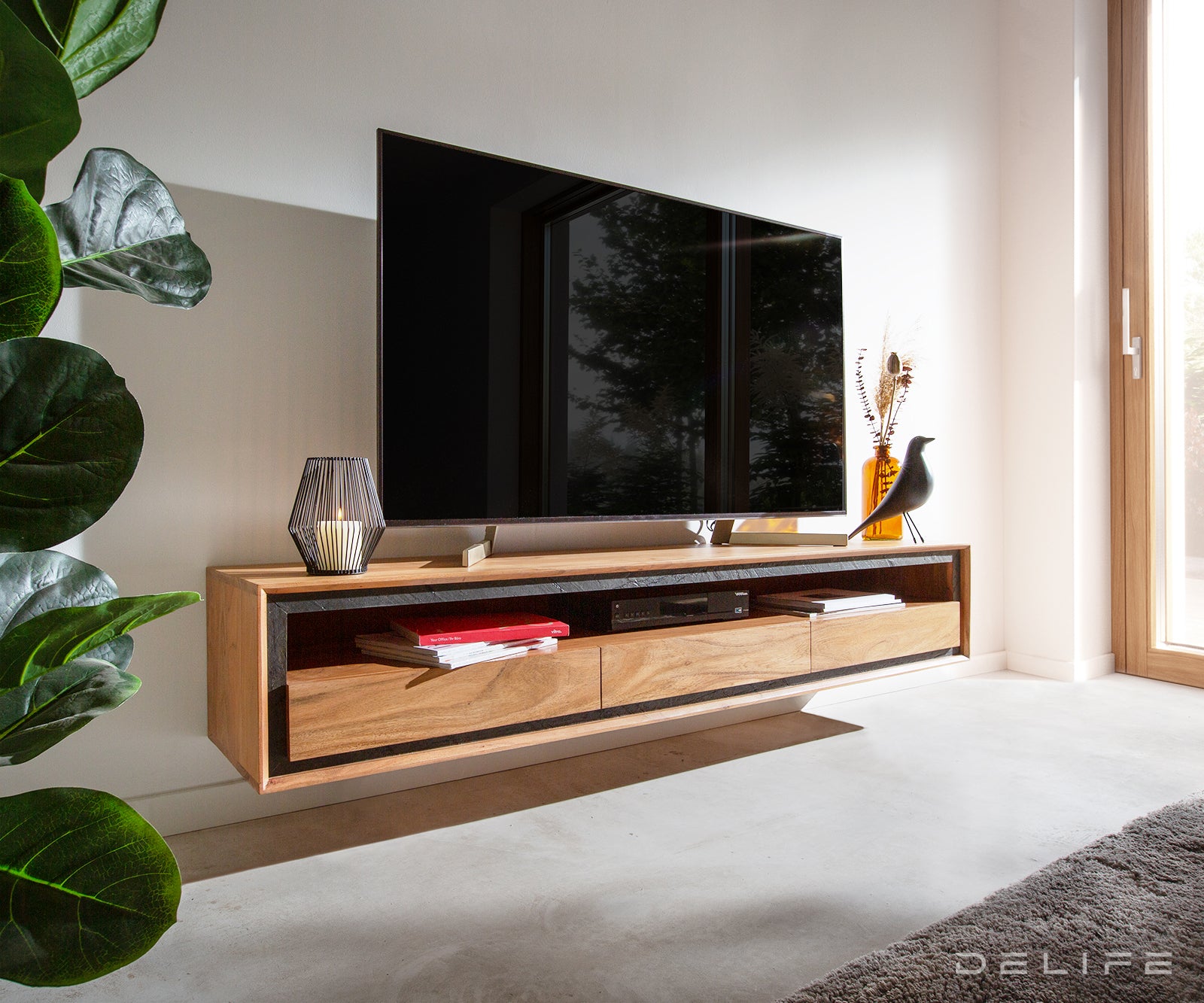 Komoda Stonegrace 175cm, Materijal: Bagrem