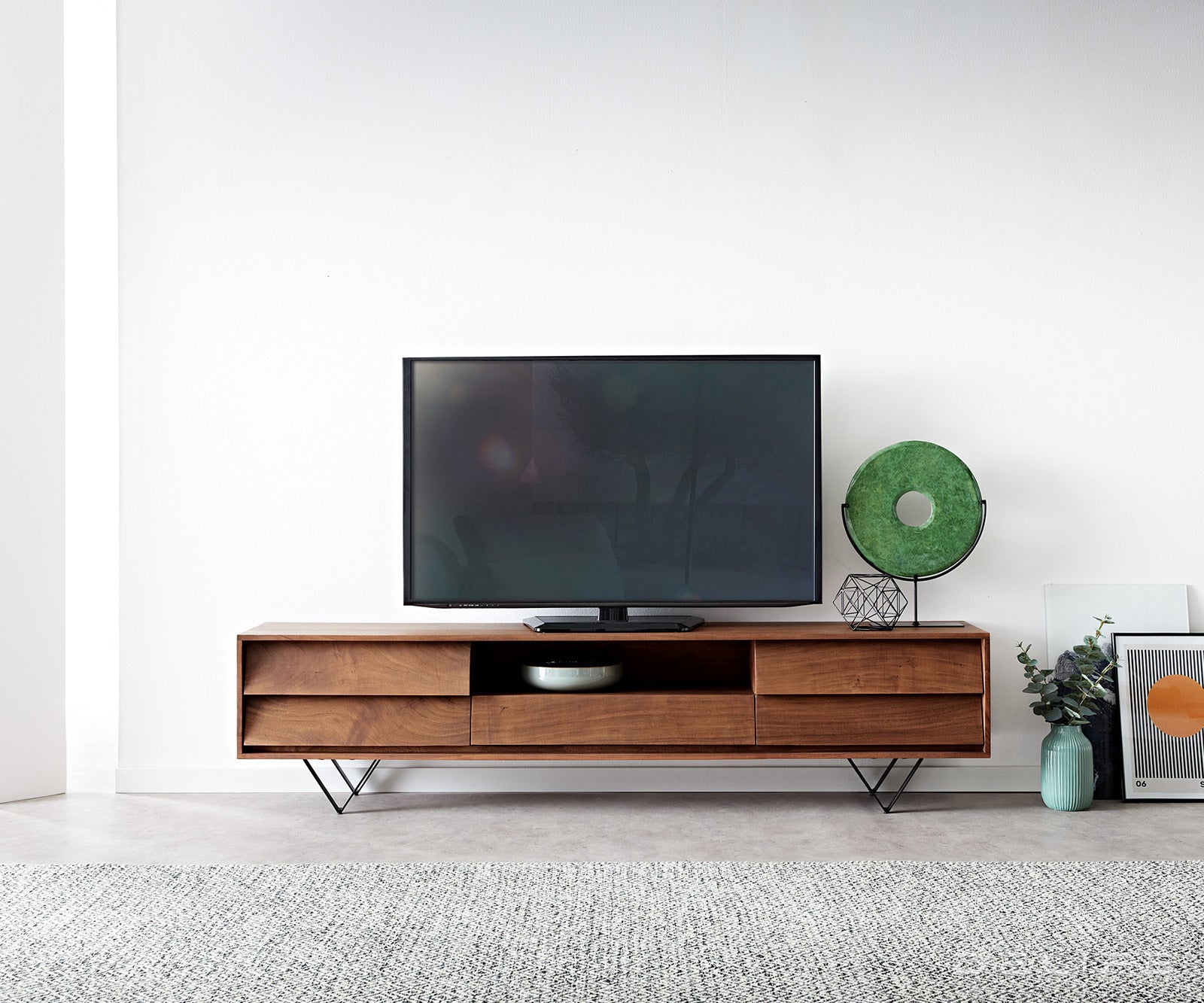 Komoda Eloi 200x33cm, Materijal: Bagrem