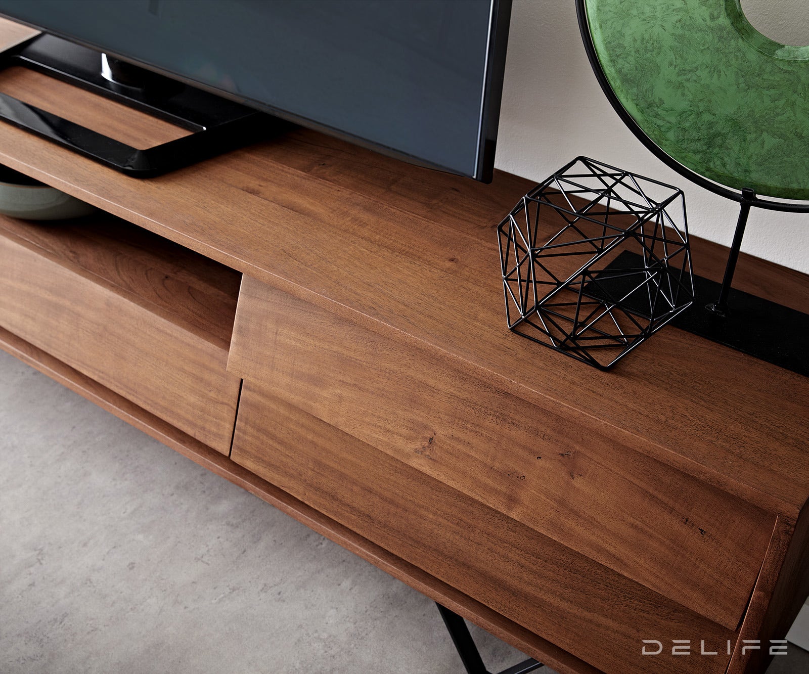 Komoda Eloi 200x33cm, Materijal: Bagrem