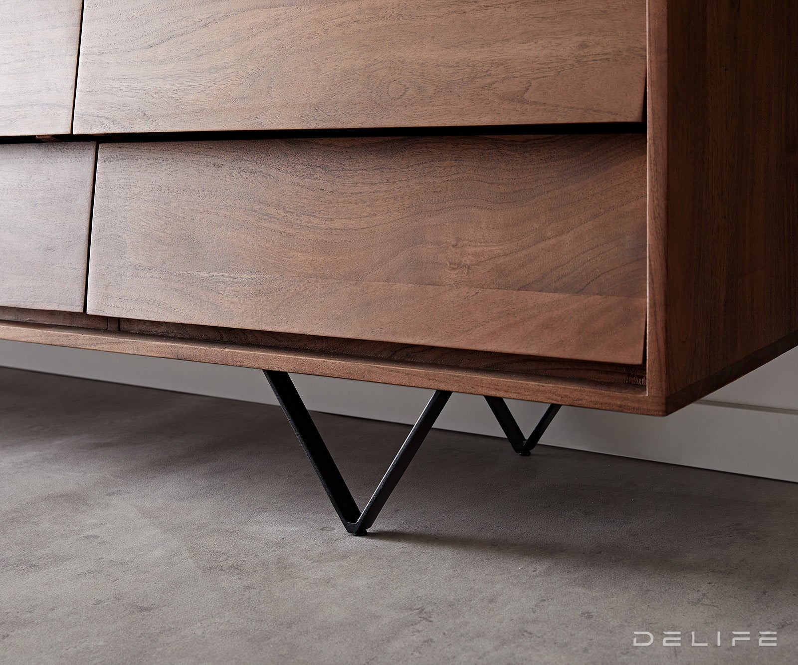 Komoda Eloi 240x40cm, Materijal: Bagrem