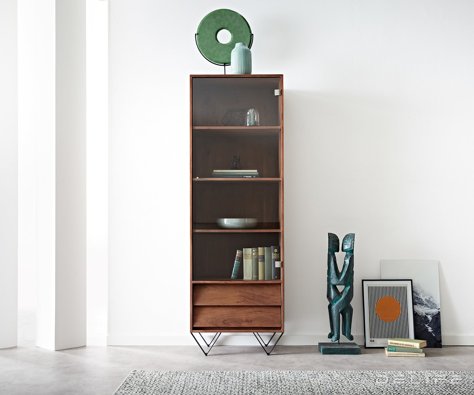 Visoka komoda Eloi, Materijal: Bagrem