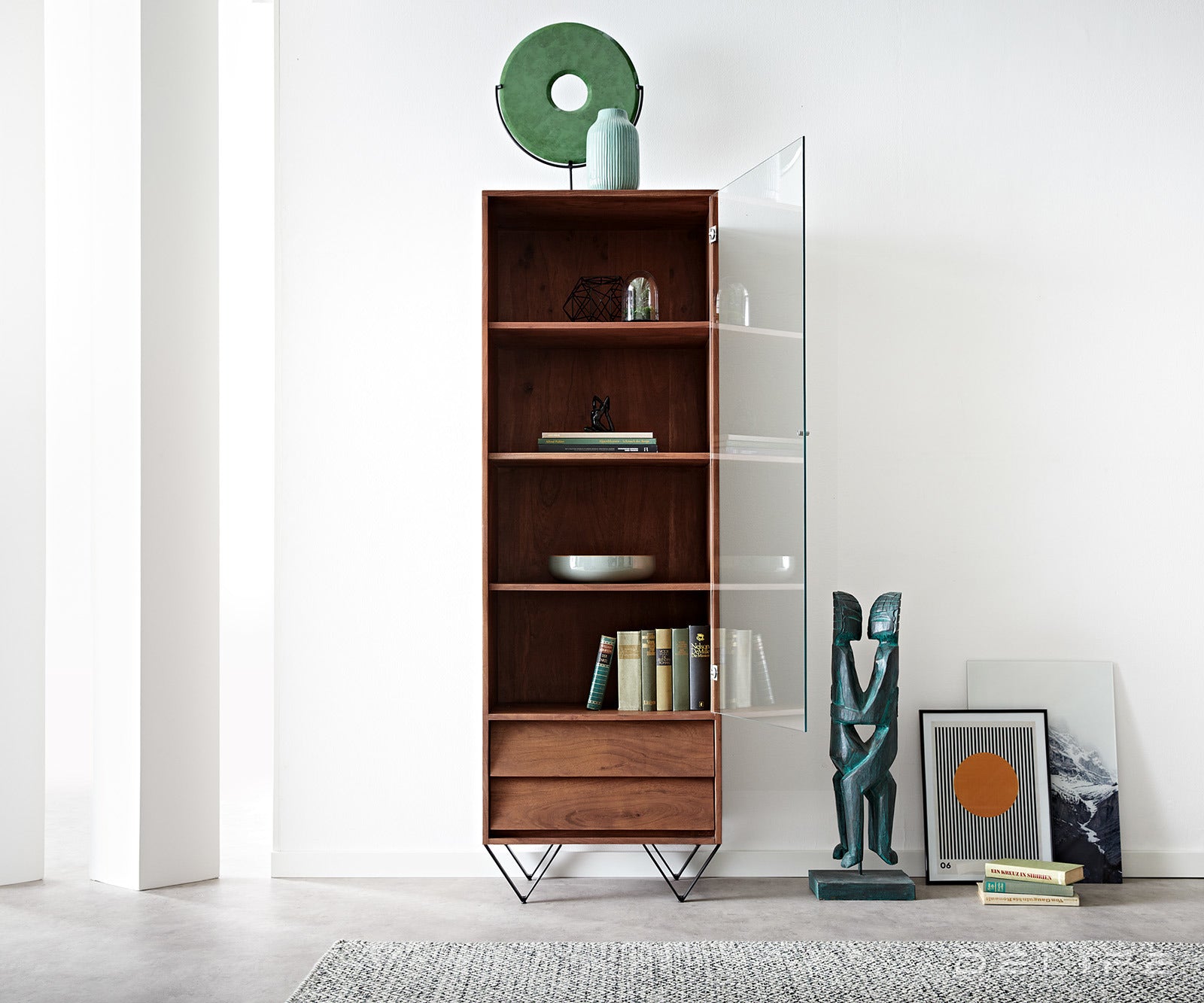 Visoka komoda Eloi, Materijal: Bagrem