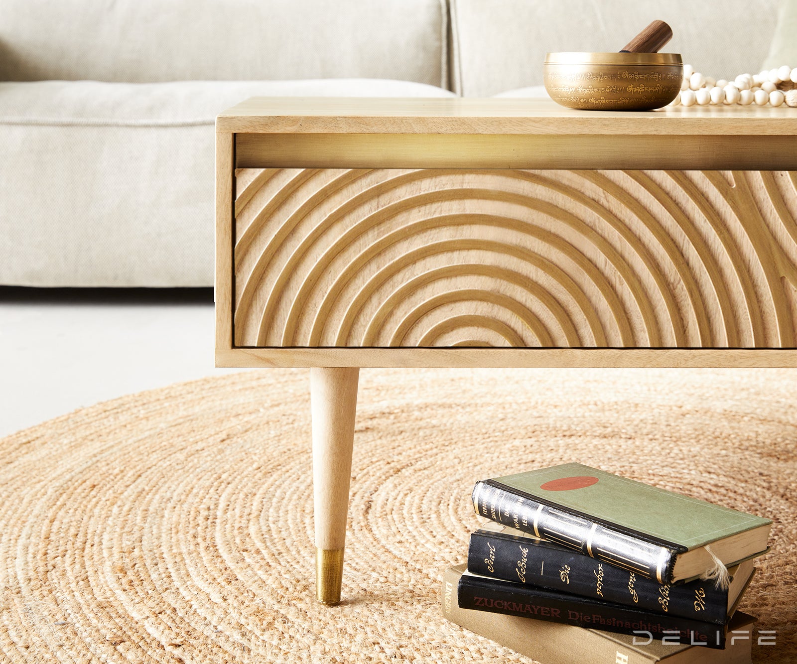 Klub stolić Budaya, Materijal: Mango