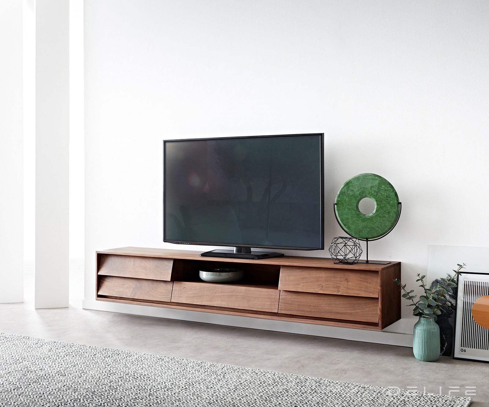 Komoda Eloi 200x33cm, Materijal: Bagrem