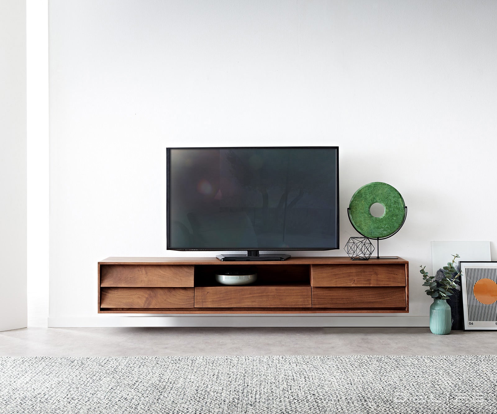 Komoda Eloi 200x33cm, Materijal: Bagrem