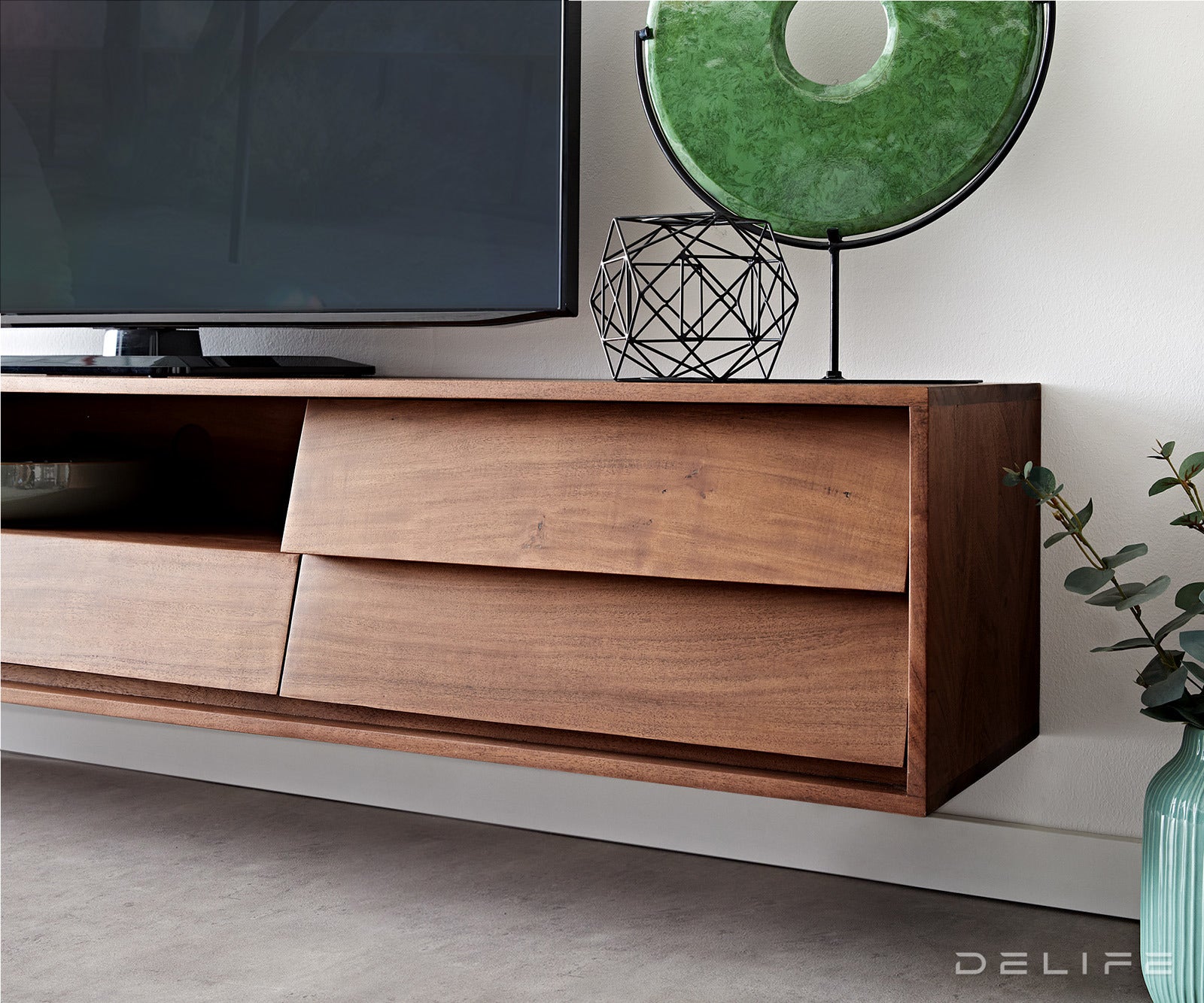 Komoda Eloi 200x33cm, Materijal: Bagrem