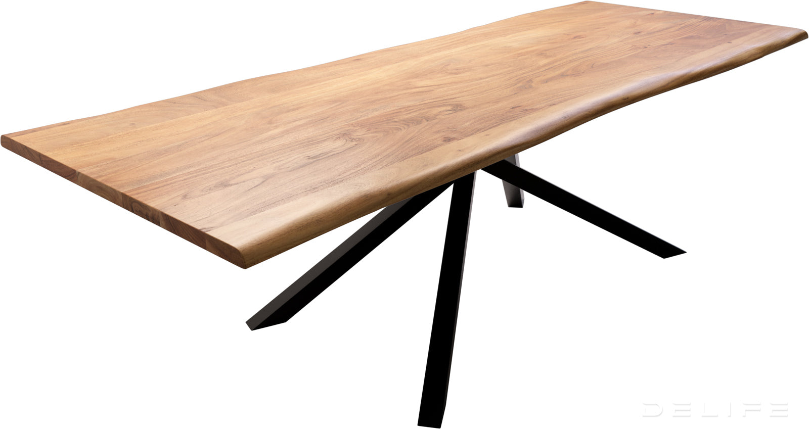 Blagovaonski stol Edge, Materijal: Bagrem, Debljina ploče: 3,5cm