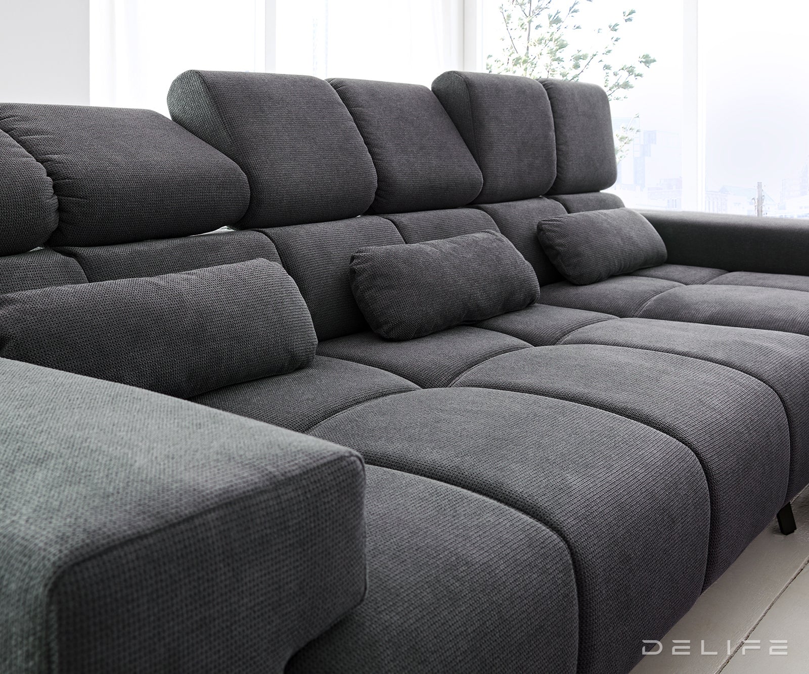 Kutna garnitura Ordino 284x200cm, Materijal: Mikrofibra