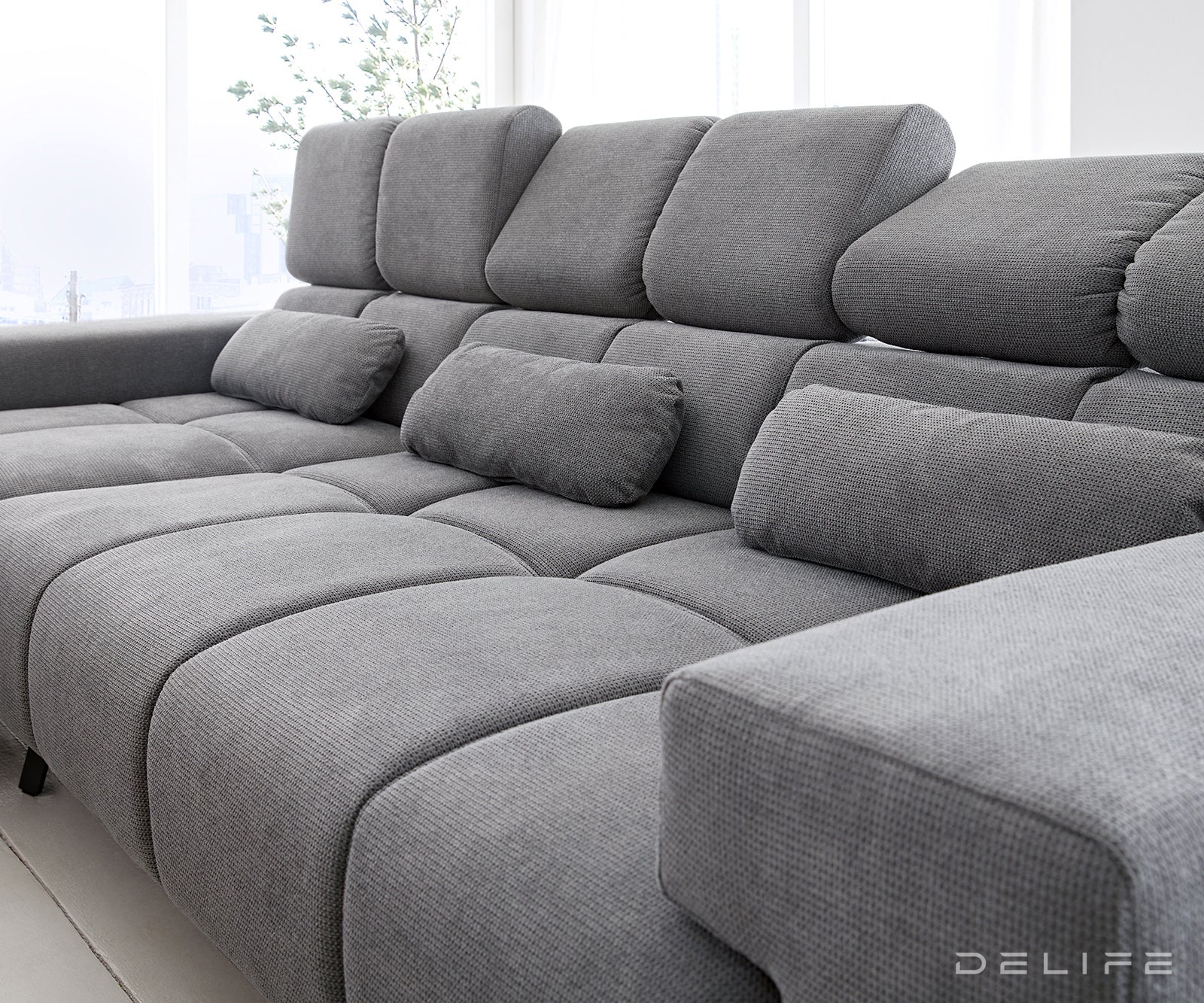 Kutna garnitura Ordino 284x200cm, Materijal: Mikrofibra