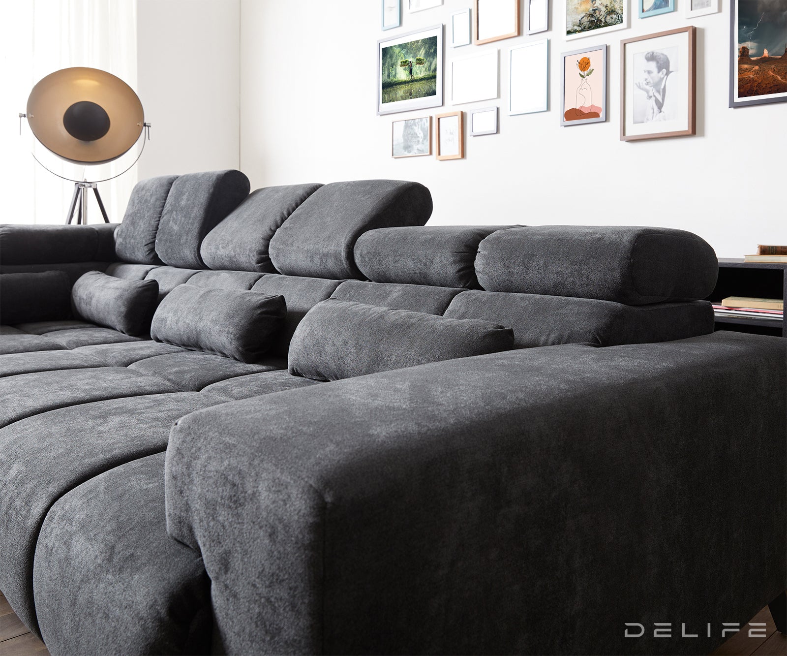 Kutna garnitura Catan 295x230cm, Materijal: Mikrofibra