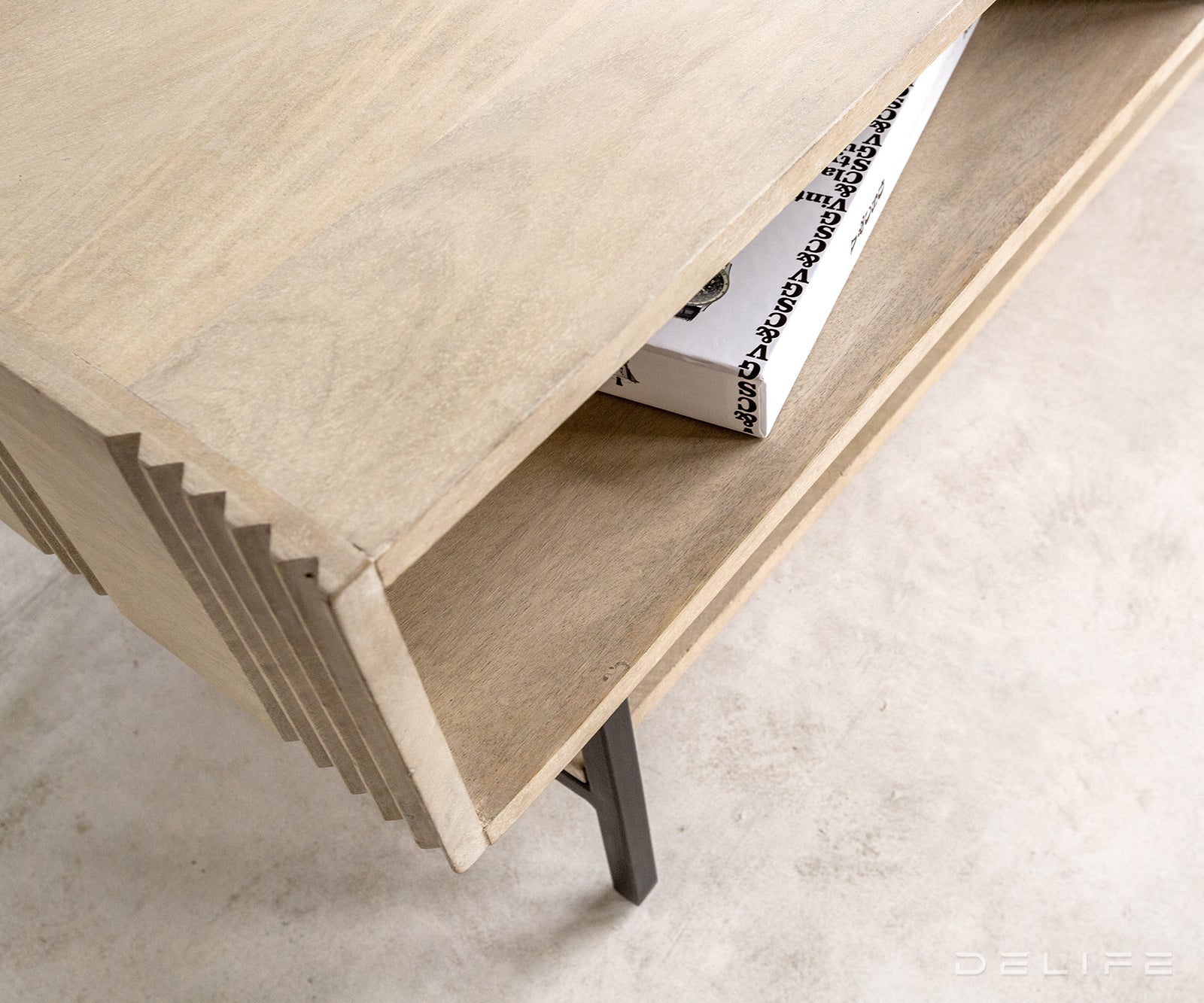 Klub stolić Nereos 130x60x51cm, Materijal: Mango