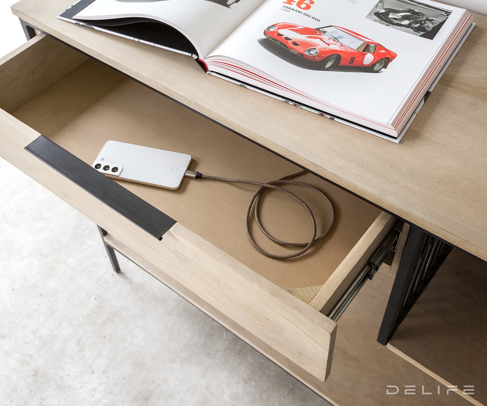 Konzolni stol Liborio, 110x40, Materijal: Mango