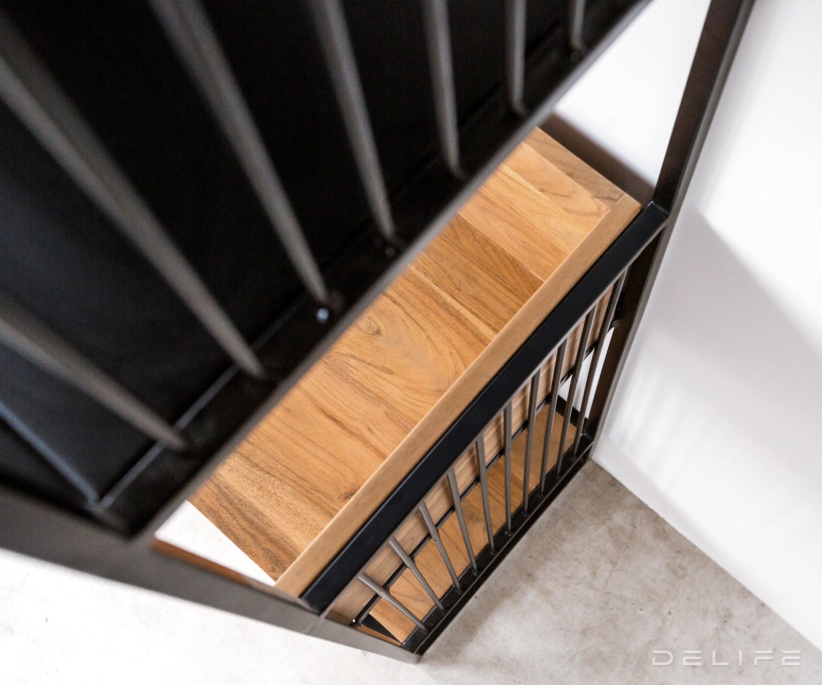 Poličar Lukeo 115x200cm, Materijal: Bagrem/Metal