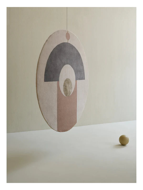 Tepih Eternal Orb, Materijal: 95% Vuna New Zeland 5% Svila