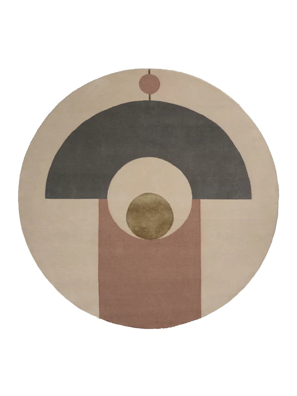 Tepih Eternal Orb, Materijal: 95% Vuna New Zeland 5% Svila