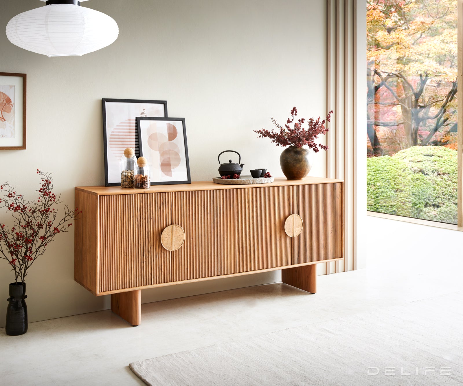 Komoda Surimu 175cm, Materijal: Bagrem