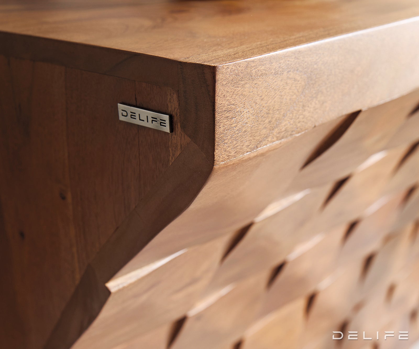 Konzola Eremos 120x35cm, Materijal: Bagrem