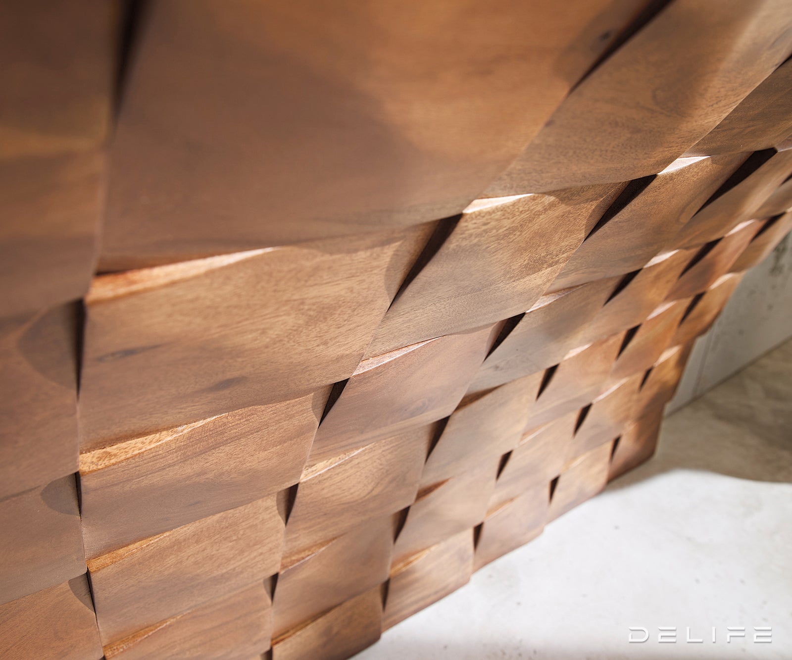 Konzola Eremos 120x35cm, Materijal: Bagrem