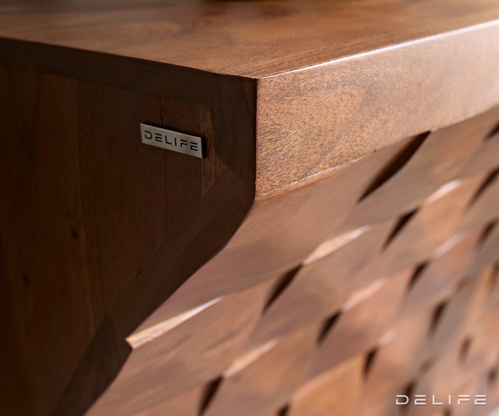 Konzola Eremos 120x35cm, Materijal: Bagrem