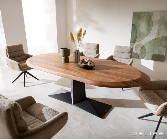 Blagovaonski stol Aithon 240x105cm, Materijal: Bagrem