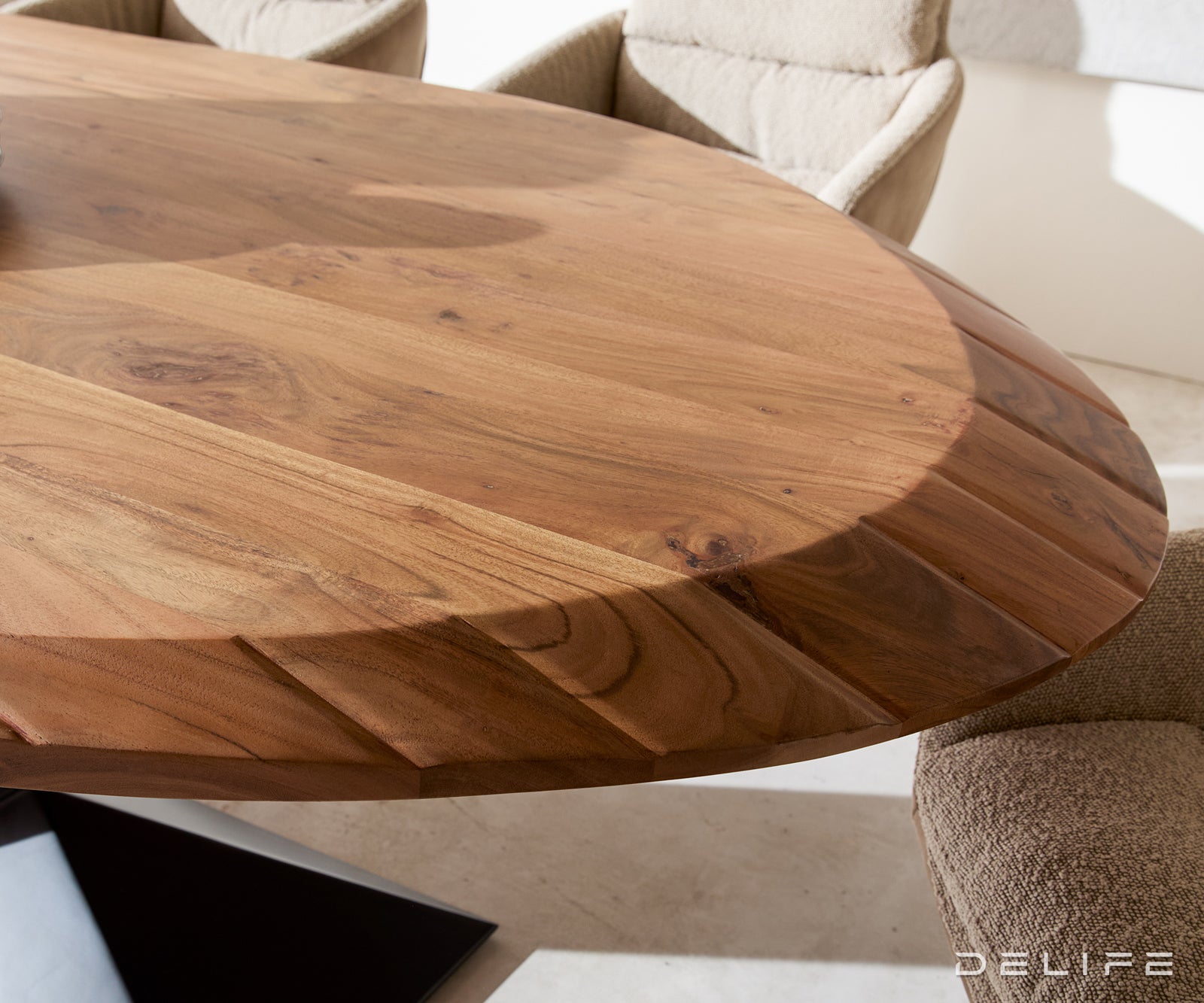 Blagovaonski stol Aithon 240x105cm, Materijal: Bagrem