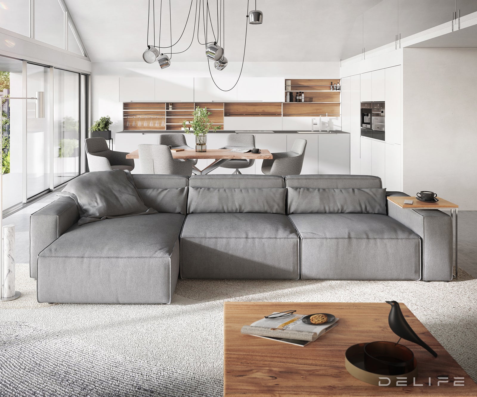 Kutna garnitura Sirpio XL 370x173cm, Materijal: Mikrofibra