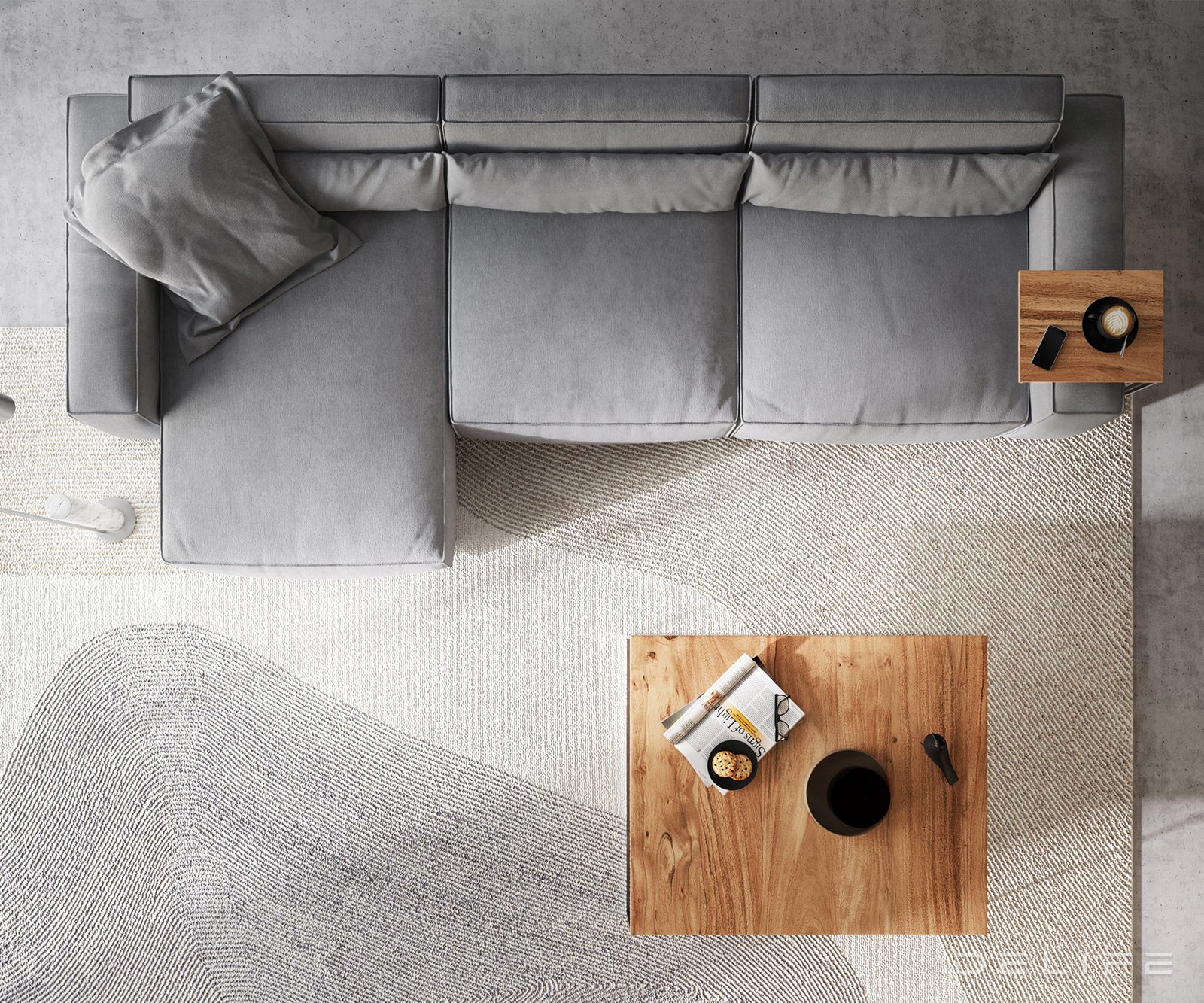 Kutna garnitura Sirpio XL 266x173cm, Materijal: Mikrofibra