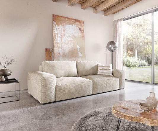 Sofa Lanzo XL 256x105cm, Materijal: Rebrasta tkanina