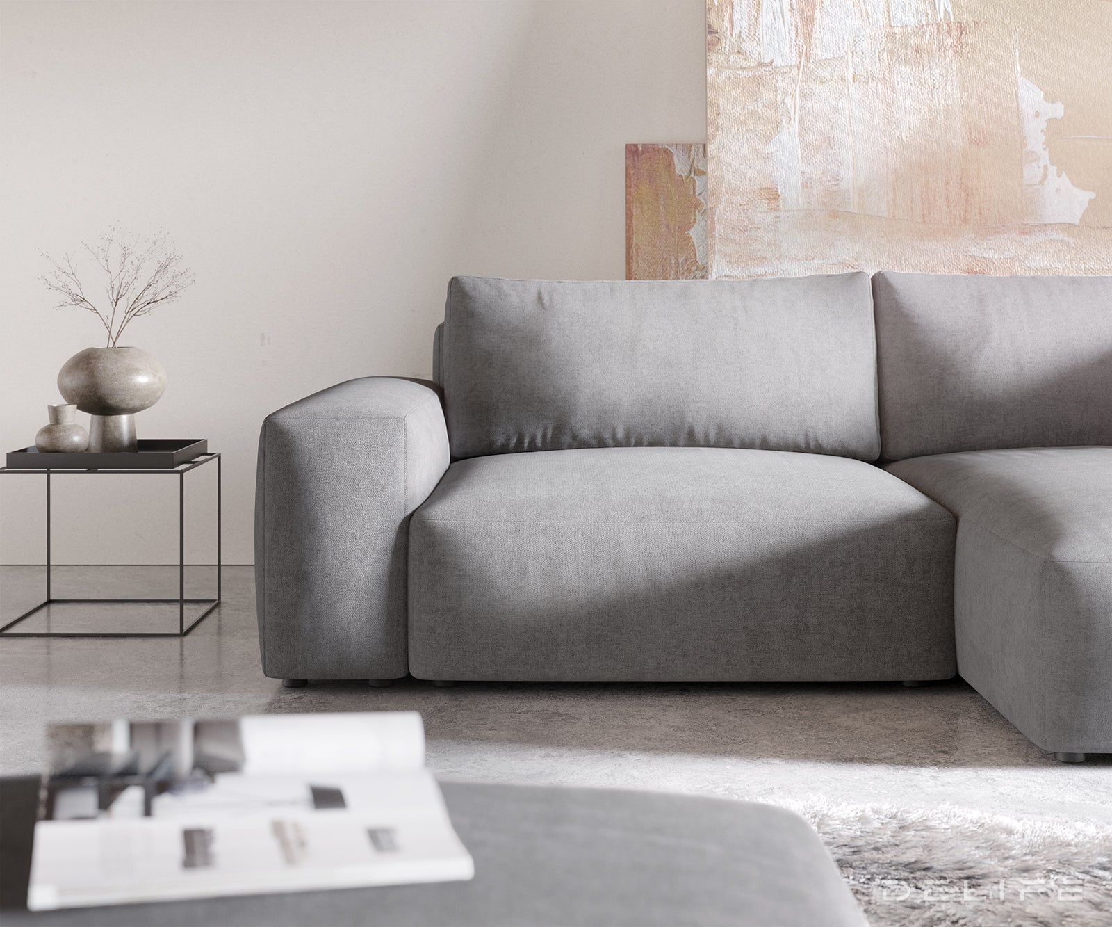 Kutna garnitura Lanzo XL 274x175x69cm, Materijal: Mikrofibra