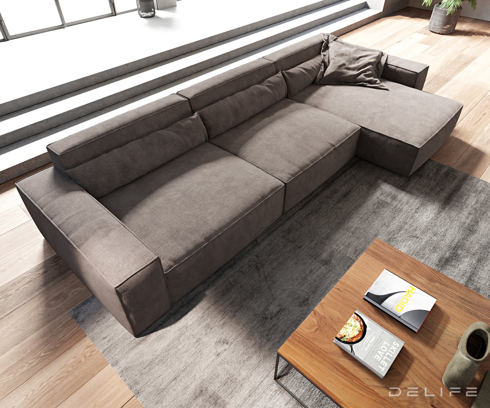 Kutna garnitura Sirpio XL 370x173cm, Materijal: Mikrofibra