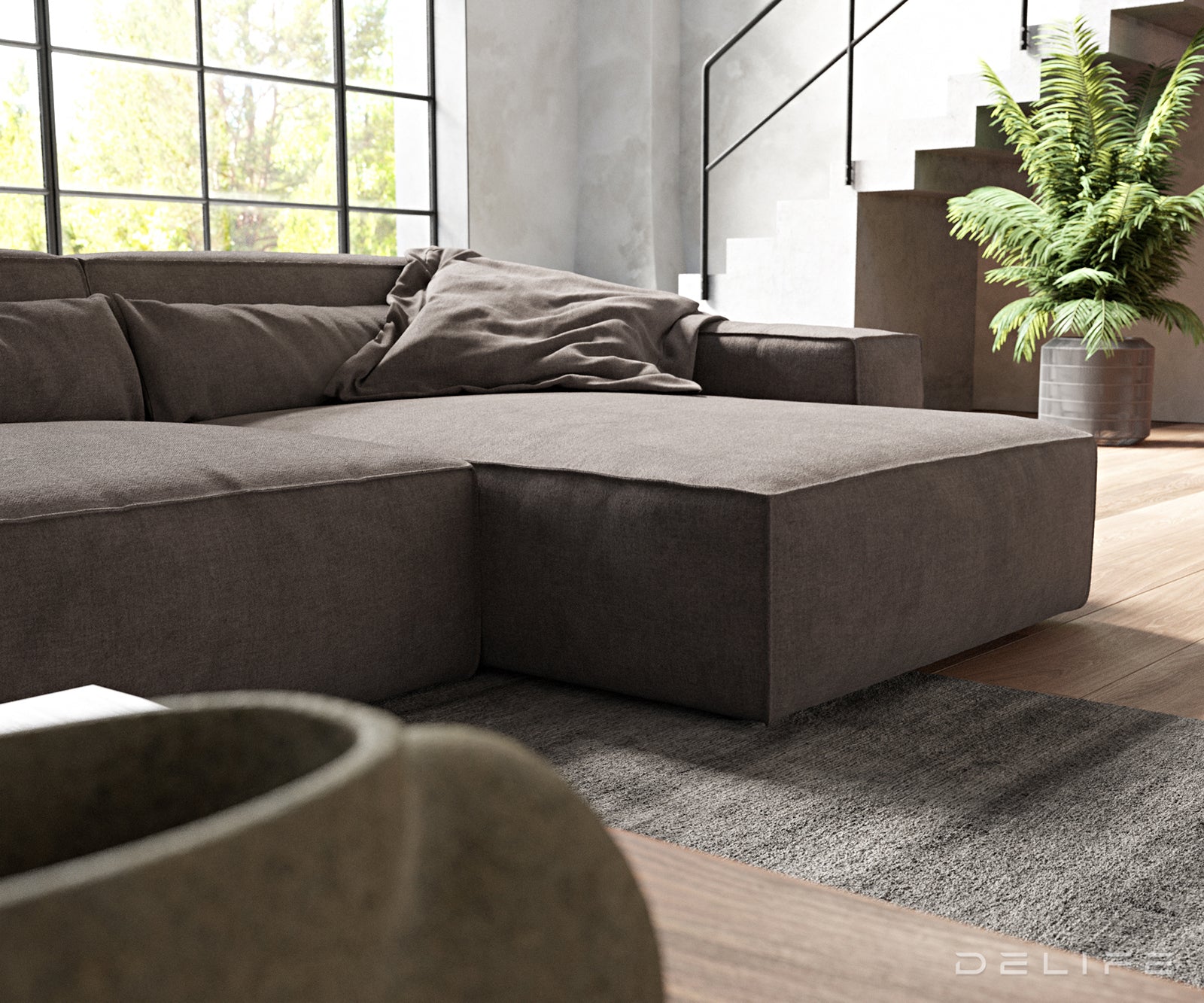 Kutna garnitura Sirpio XL 370x173cm, Materijal: Mikrofibra