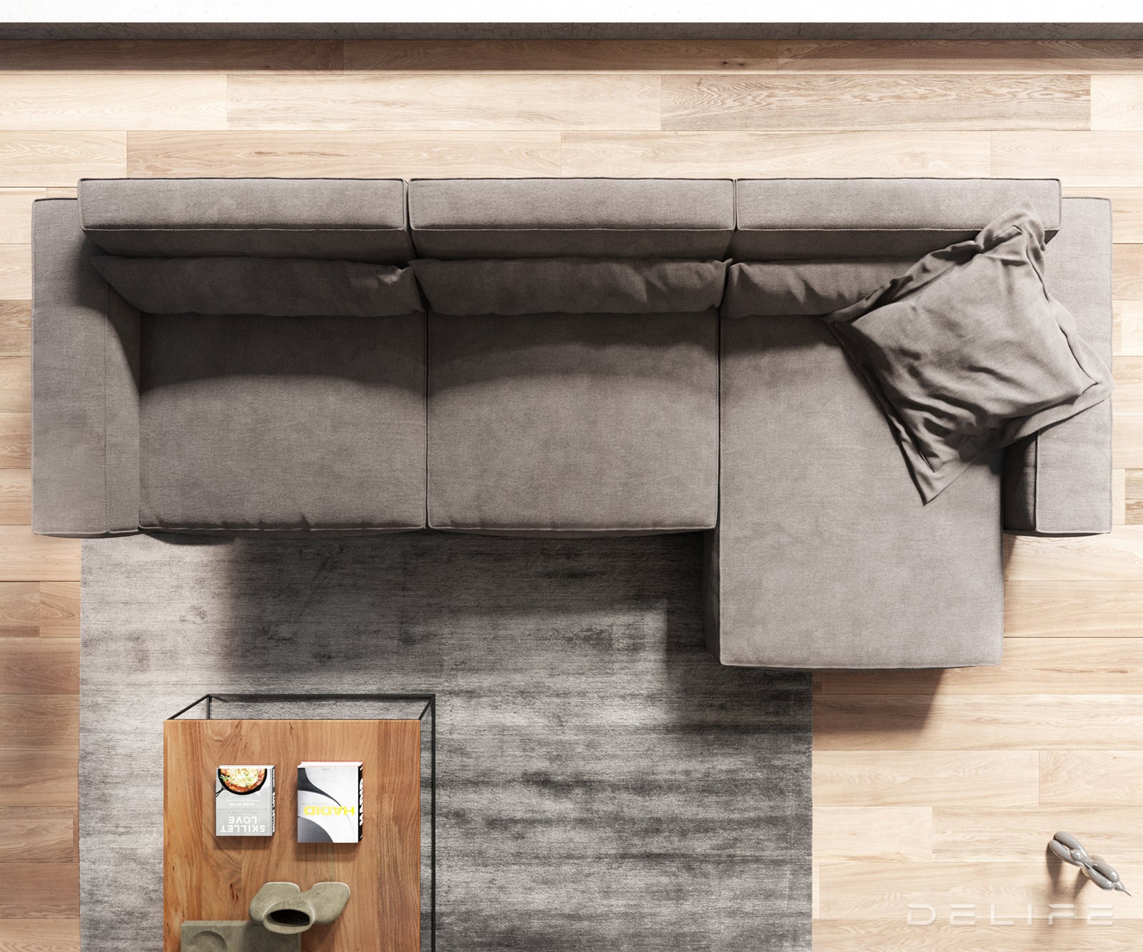 Kutna garnitura Sirpio XL 266x173cm, Materijal: Mikrofibra