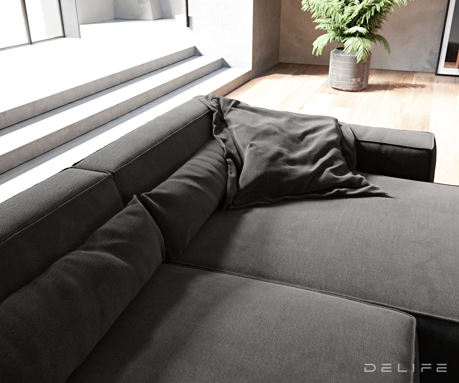 Kutna garnitura Sirpio XL 370x173cm, Materijal: Mikrofibra