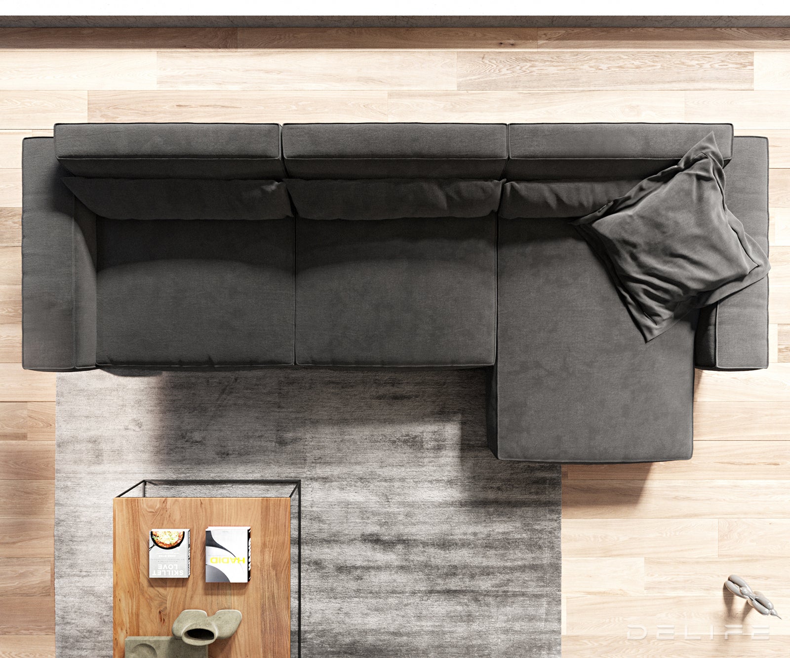 Kutna garnitura Sirpio XL 370x173cm, Materijal: Mikrofibra