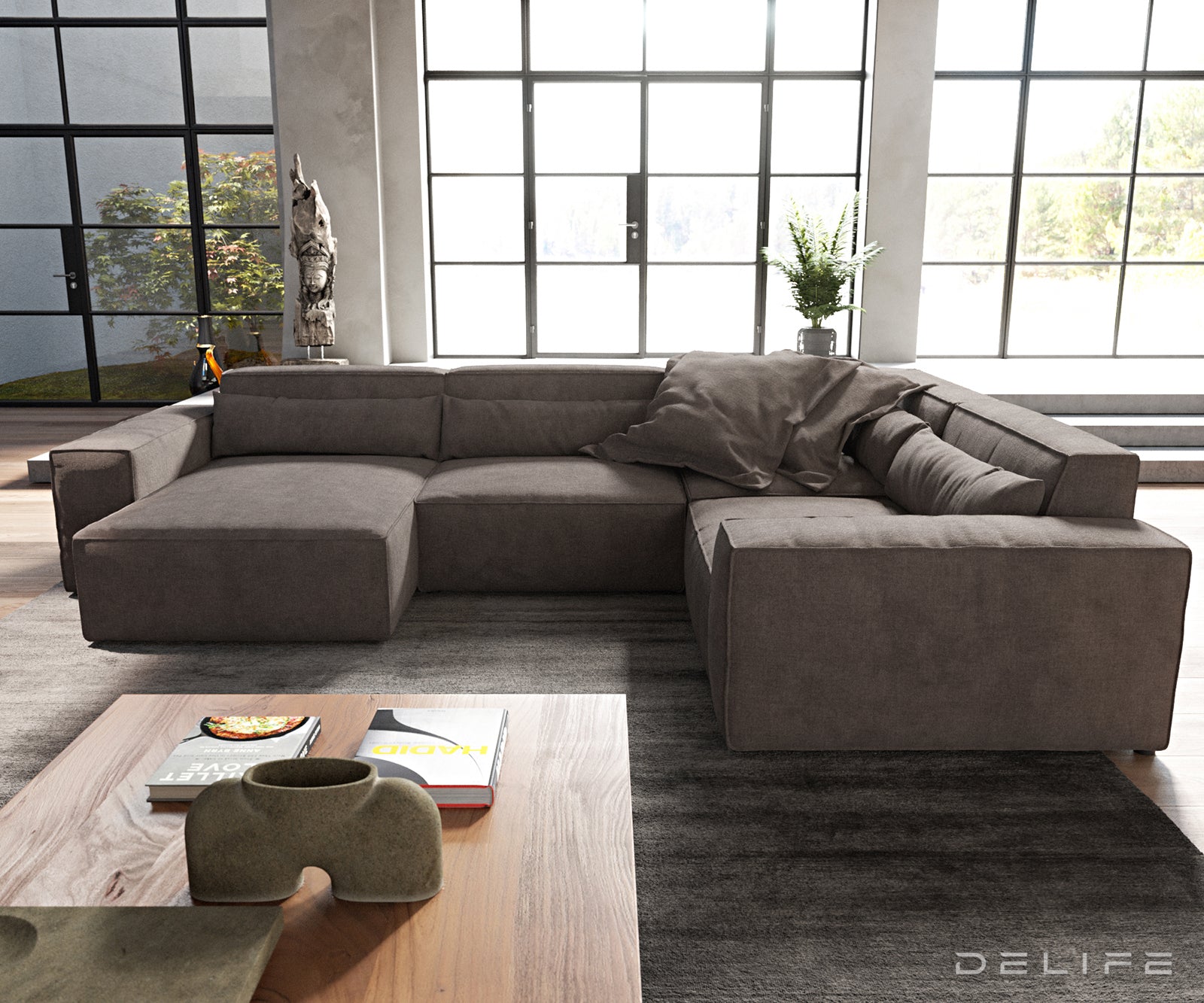 Velika kutna garnitura Sirpio L 330x230cm, Materijal: Mikrofibra